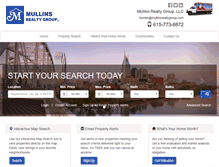 Tablet Screenshot of mullinsrealtygroup.com